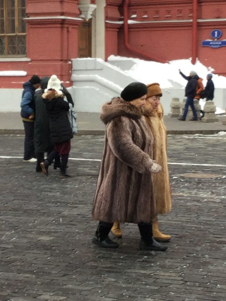 Moscow, winter, furs, Trans-Siberian
