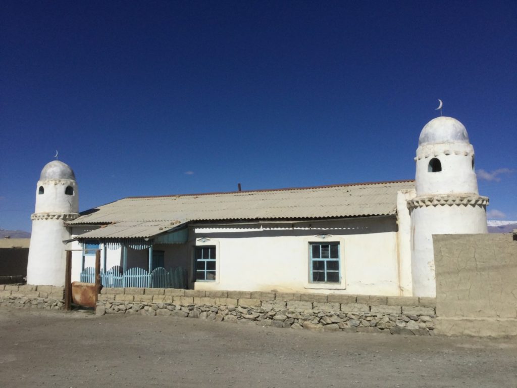 Kara Kul, Mosque, Pamir Highway, Tajikistan