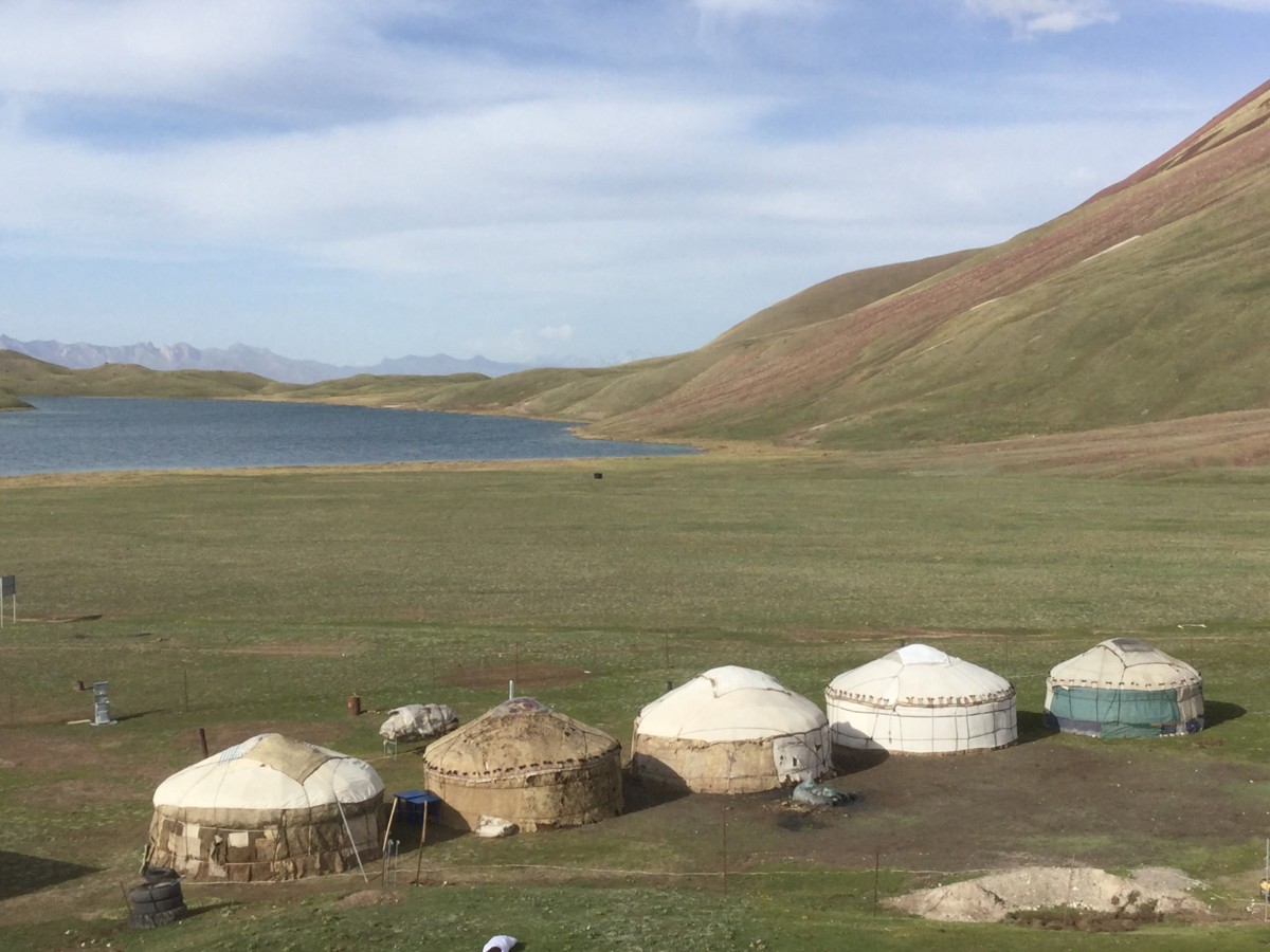 Yurt camp, Lenin Peak, Kyrgyzstan 