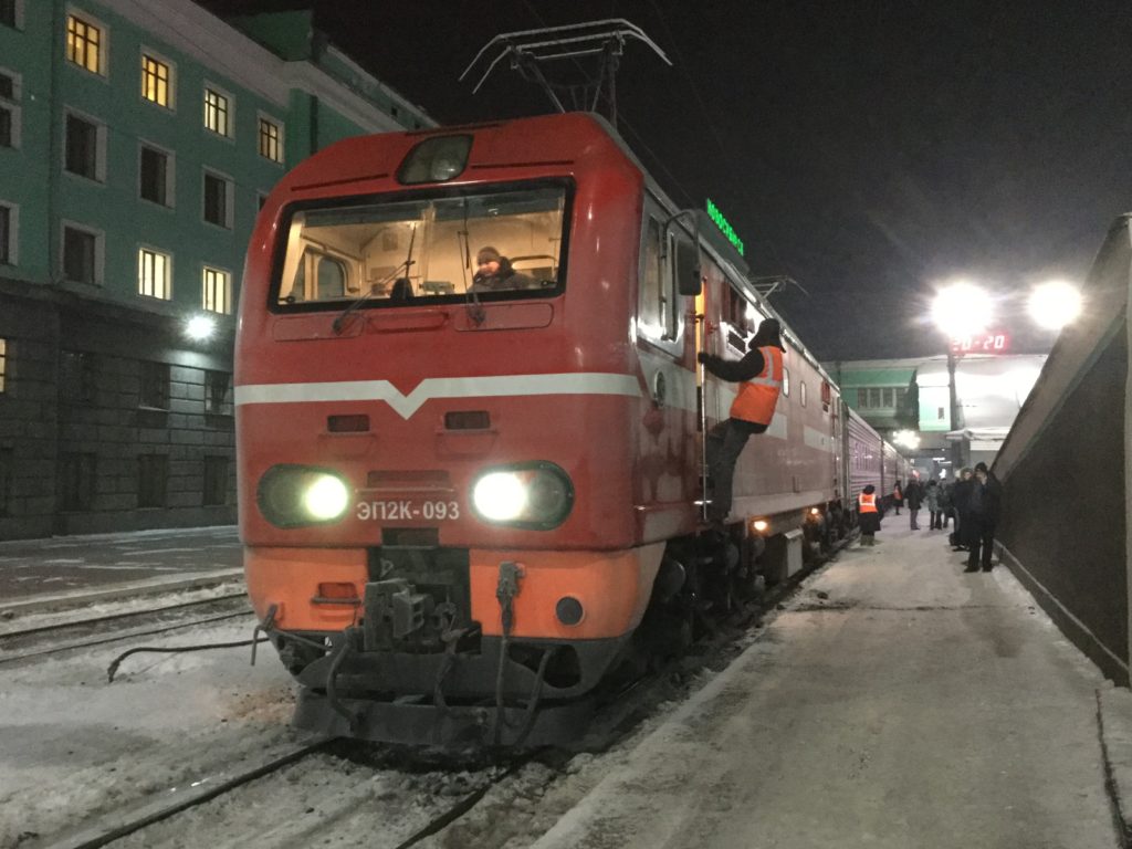 A winter journey on the Trans-Siberian, Russian railways, A Winter journey across Russia