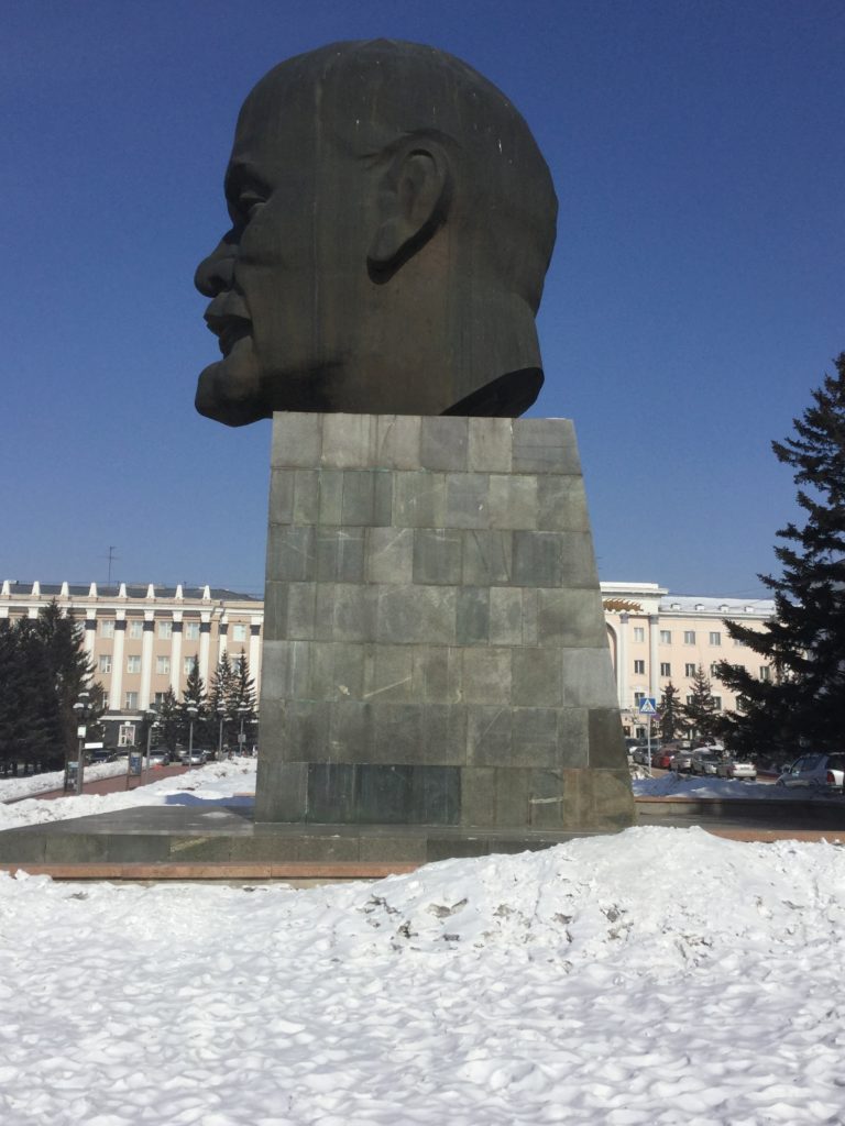 Ulan-Ude, Lenin head statue, Russia, Trans-Siberian