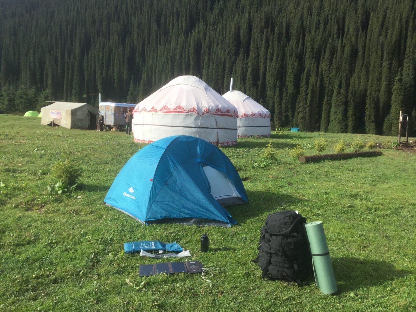 Camping Altyn-Arashan, cost of travel in Kyrgyzstan