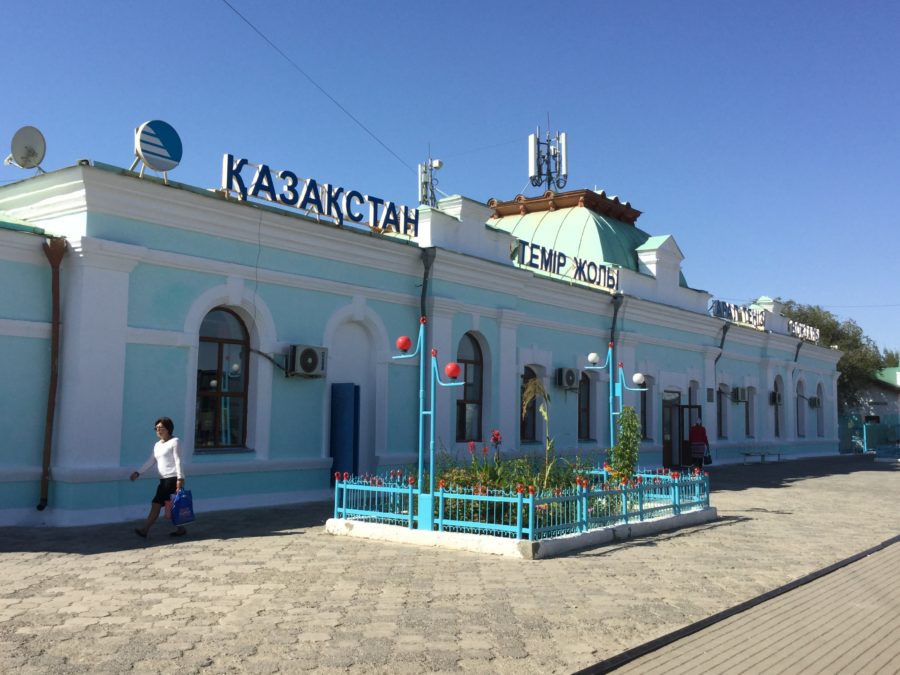 Aralsk More station, kazakhstan train