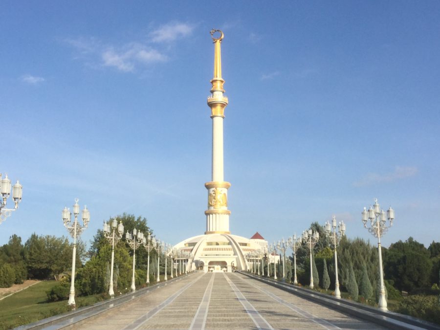 Independence monument, Ashgabat Turkmenistan