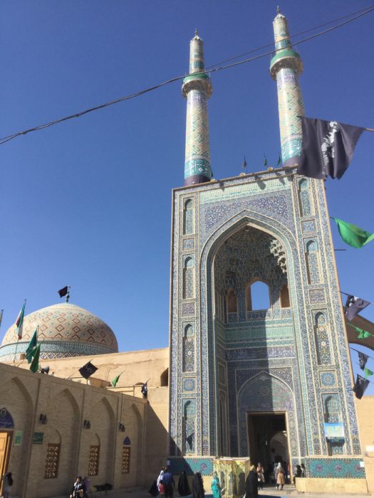 Jameh Mosque, Yazd, one month in Iran