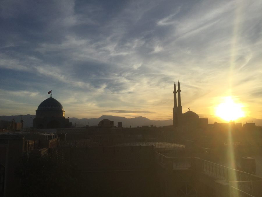 Yazd sunset, one month in Iran