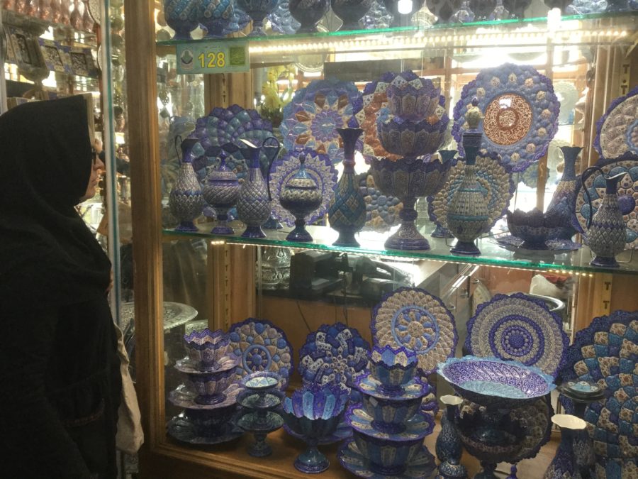 Beautiful crafts for sale, one month in Iran