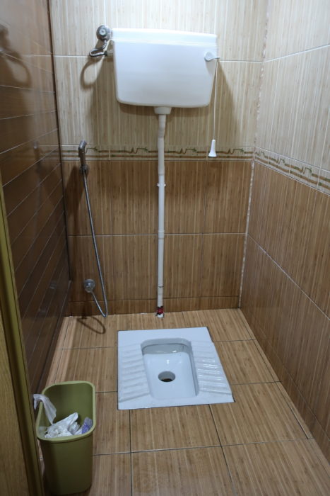 Clean paid public Toilet in Baku Azerbaijan