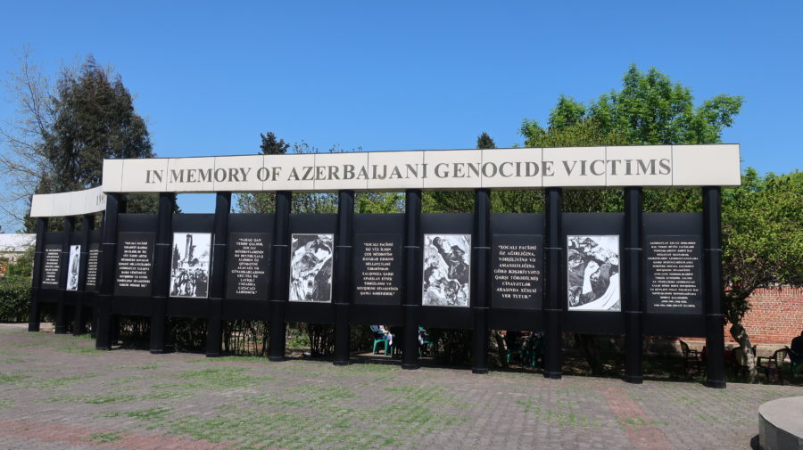 Memorial in Lankaran for the 1918 Genocide
