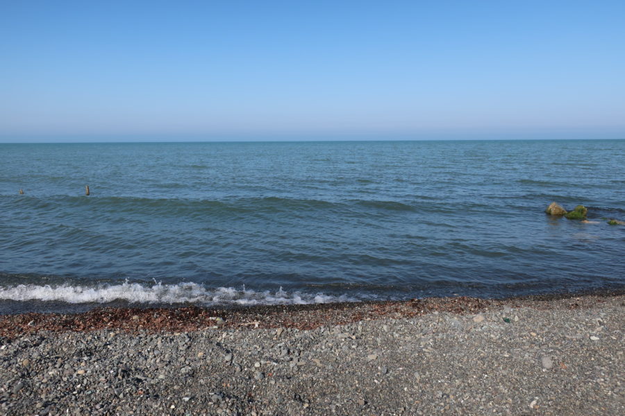The Caspian sea at Lankaran