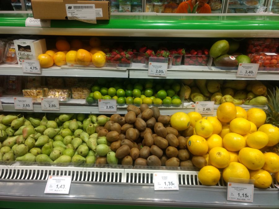 Fruit in Santorini