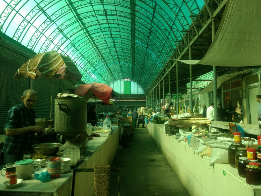Inside Lankaran market
