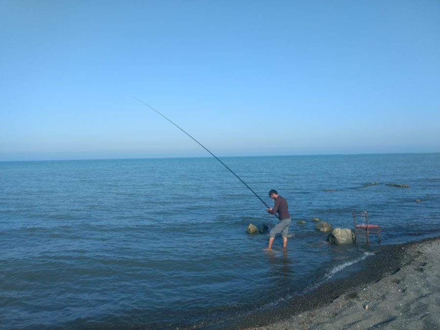 Fisherman Caspian Sea Lankaran