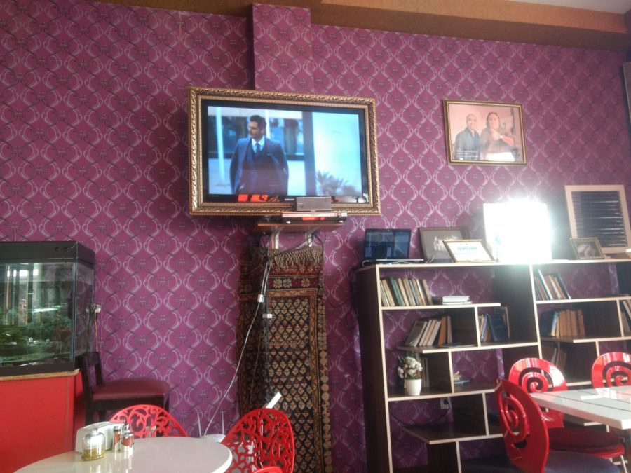 TV in a picture frame - Piti House in Sheki