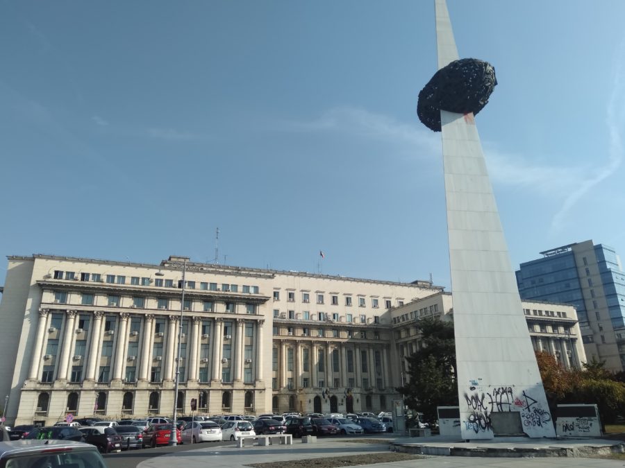 Revolution square, The memorial of rebirth, Central Committe of the Communist Party Building
