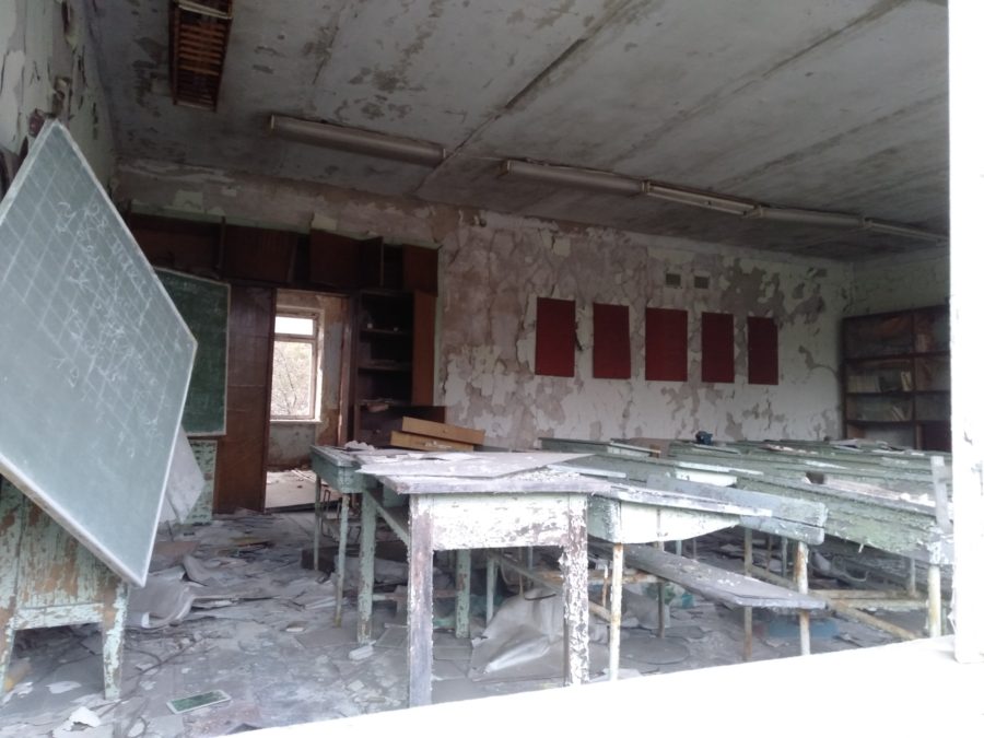 School 1 Pripyat, Chernobyl exclusion zone