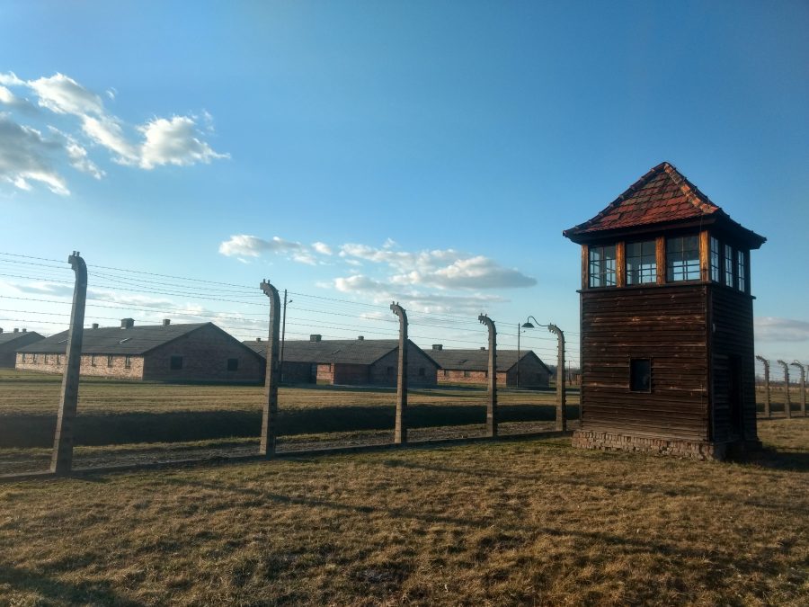 Watchtower at Birkenau - visiting Auschwitz
